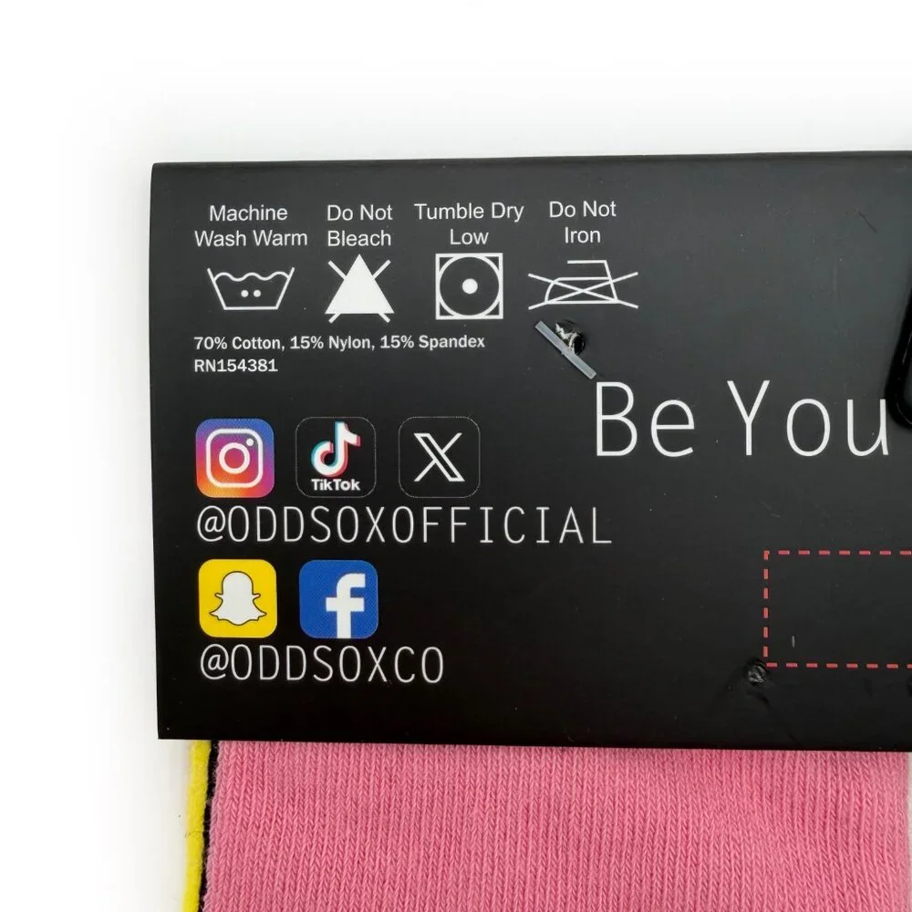 Odd Sox Minions Crew Socks Kids Boys Girls Pink Yellow Banana Fun Gift Movie